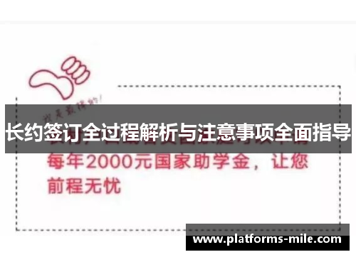 长约签订全过程解析与注意事项全面指导